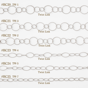 สร้อยคอโซ่เกลียวเชือกทรง Garibaldi เครื่องประดับแฟชั่นสำหรับผู้หญิงทำด้วยมือ - Product Image 6