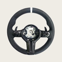   Volant pour BMW F48 F46 F30 F10 F35 F22 F18 F07 F32 F80 E90 F32 F46 F26 M4 M5 M Sports en fibre de carbone mate