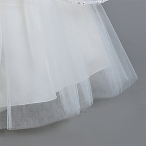 Robe de soirée longue en tulle bouffant de haute qualité MS, rose, pour demoiselles d'honneur, robe de mariée, costume de princesse pour filles - Product Image 5