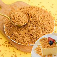 500g Butter-Crispy-Flocken für Kuchen-Dessert-Topper Kuchen-Dekorationszubehör Knusprige Backwaren-Dekorationszutaten für Gebäck