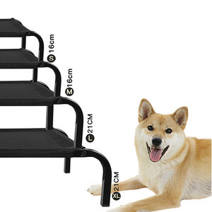 Cama elevada de malla transpirable para perros, cama para perros de varios tamaños con pies antideslizantes, para viajes al aire libre, Camping - Product Image 3
