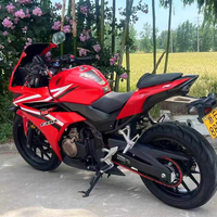 Motocicleta Deportiva CBR500R, Excelente Estado. Motor Bicilíndrico de 500cc Refrigerado por Líquido, Frenos ABS y Pantalla Digital, Totalmente Funcional