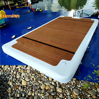 Plate-forme de quai flottant gonflable à point de goutte de style sportif de haute qualité pour l'utilisation de l'océan de piscine-pour la pêche d'amusement Sports nautiques