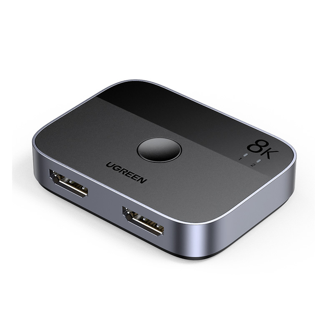 UGREEN  2.1  Ultra HD 8K 60Hz  Splitter 2 in 1 Out High Speed 48Gbps