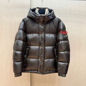 Doudoune classique noire avec badge, veste polyvalente à capuche, confortable, chaude et résistante au froid, pour hommes et femmes - Product Image 6