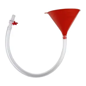 Promotion Hot Sale Party Supplies Plastic Single Hose Plastic Beer Bong Funnel