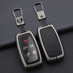 Étui pour clé de voiture <span class=keywords><strong>Jaguar</strong></span> XE E-Pace XJ XF C-X16 <span class=keywords><strong>V12</strong></span> XJL <span class=keywords><strong>F</strong></span>-<span class=keywords><strong>TYPE</strong></span> Guitar Land Rover Range Rover Sport Evoque, accessoires intérieurs de voiture - Product Image 1