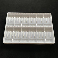 Plateau pour stylo en plastique formé sous vide personnalisé Plateau d'insertion en plastique blister en PVC transparent PET PS pour l'emballage du stylo