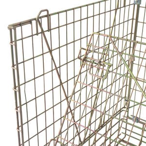 Contenedor de Malla de Alambre de Acero Galvanizado, Apilable, para Almacenamiento en Almacenes y Logística - Product Image 3