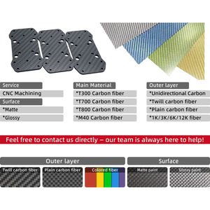 Tùy chỉnh cao modulus <span class=keywords><strong>carbon</strong></span> fibre Panels nhà sản xuất 3K ra lớp giả mạo tùy chỉnh sợi <span class=keywords><strong>carbon</strong></span> tấm cho UAV FPV drone khung - Product Image 3