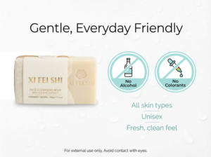 Jabón Limpiador Facial OEM/ODM con Vitamina C, Jabón Hidratante para Piel Grasa, Jabón Artesanal - Product Image 4