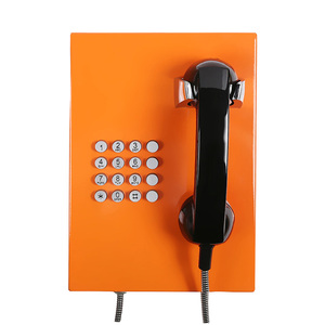 Téléphone d'urgence aéroportuaire mural avec clavier pour hôtel et communication publique - Product Image 1