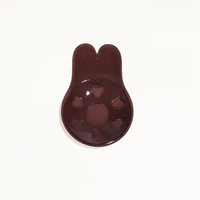 Nouvelles couvre-mamelons adhésifs invisibles sans couture en forme de tête de lapin, effet push-up sans bretelles pour femmes