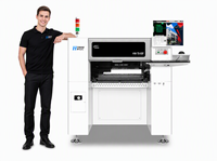 Máquina SMT de Alta Precisión de 8 Cabezales para Recoger y Colocar Componentes, Máquina de Fabricación de PCB, Máquina de Ensamblaje de LED con Servomotor
