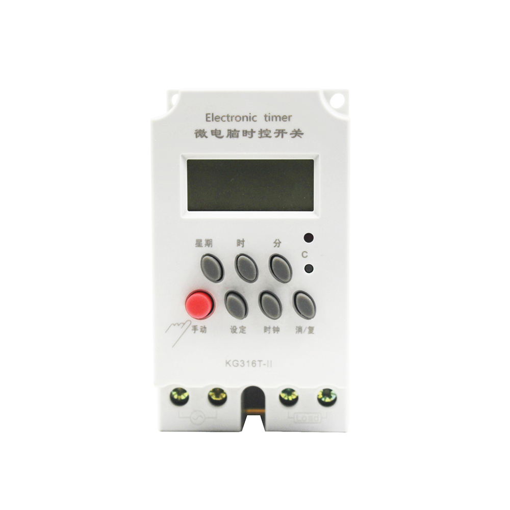 25A  KG316T-II(TM-630A)Din Rail Electronic Digital timer switch 220v  volt  3 phase