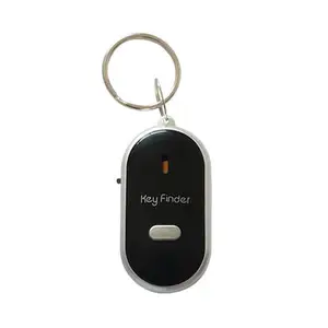 BT Smart Key Finder Anti-lost Whistle Sensors Keychain Tracker LED With Whistle Claps Locator key finder