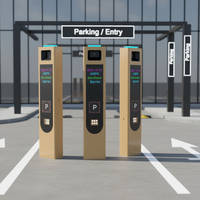 Equipo de Estacionamiento con Puerta Automática y Software LPR, Modelo COMA HIK123, Tasa de Reconocimiento del 95%+, Sistema Integrado de Gestión de Estacionamientos