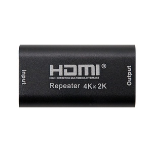 Ripetitore HDMI, alta definizione, nero, migliora la trasmissione dei segnali, estende l'ampiezza e la qualità dell'immagine per i dispositivi - Product Image 2