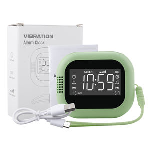 現代的なデジタル目覚まし時計、寝室用電子ムーブメント搭載、熟睡者向け、退職祝い、ホワイトノイズアラーム音付き - Product Image 6