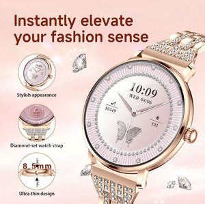 Reloj Inteligente AK107 AMOLED de 1.19 Pulgadas, Ultrafino de 8.5mm, para Mujer, Moda, Yoga, Fitness, Listo para Enviar - Product Image 2