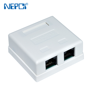 Plaque <span class=keywords><strong>murale</strong></span> Ethernet cat6, clavier <span class=keywords><strong>RJ45</strong></span>, femelle à femelle, 2 ports, Compatible avec Ethernet Cat7/6/6e/5/5e, XJY-GM-47 - Product Image 4