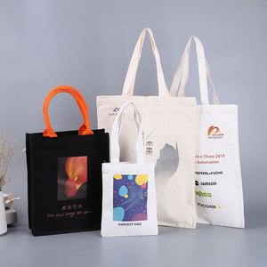 กระเป๋าผ้าแคนวาสพิมพ์ลายแฟชั่น รีไซเคิลได้ สำหรับใส่ของช้อปปิ้ง - Product Image 2