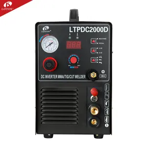 LTPDC2000D 110/220V 3 in 1 mig 175 heavy duty CO2 gas tig/stick/mig/mag twin pulse aluminum welder