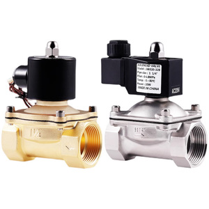 Válvula Solenoide de Agua de Cobre de 220V 2W, Controlador de Válvula Neumática Solar de 24V, Interruptor de 4 Puntos para Alta Temperatura, Norma - Product Image 1