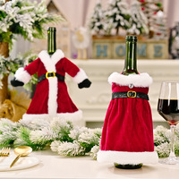 Vente en gros de housses de bouteille de vin mécaniques créatives de Noël, style européen et américain, pour la décoration de table à la maison