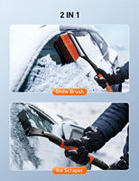 Grattoir à glace chauffant pour vitres de voiture Autonewland CSD22 multifonctionnel portable en ABS+PP+Aluminium+EVA, couleur et taille personnalisées, vente en gros