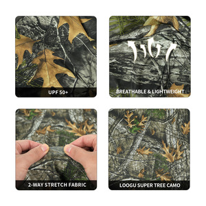<strong>Wholesale</strong> Outdoor Hunting Camouflage Clothing Quick Dry Fishing Clothing Camo Shirt With Long Sleeve Hunting T-shirt for <strong>Hunter</strong> - Product Image 4