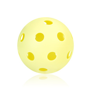 Pelotas de Pickleball para Deportes en Interiores y Exteriores, Inyectadas en TPE, 26 Orificios, Color Amarillo, Duraderas, de Alta Calidad para Entrenamiento - Product Image 2