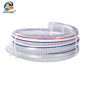 <span class=keywords><strong>Tuyau</strong></span> en PVC renforcé de fil d'acier spiralé flexible transparent et durable pour l'<span class=keywords><strong>eau</strong></span> <span class=keywords><strong>potable</strong></span>, diamètre 20 mm, longueur 100 m - Product Image 4