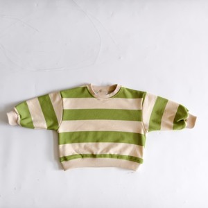Felpa Oversize a Righe in Spugna Francese per Neonati e Bambini, Top Pullover, <span class=keywords><strong>Abbigliamento</strong></span> per Bambini - Product Image 6