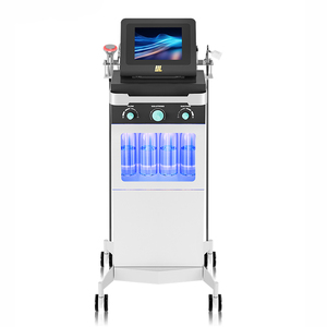 Appareil de dermabrasion hydraulique vertical 10 en 1, équipement de beauté pour le rajeunissement de la peau du visage à l'eau et à l'oxygène pour salon - Product Image 1