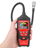 Habotest HT601A Persönlicher Tragbarer Brennbarer LEL-Monitor für den Heimgebrauch, Detektor für Brenngaslecks mit LED-Anzeige