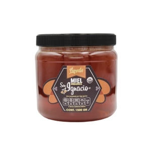 Barattolo di miele liquido organico San Ignacio 1500g | USDA organico | 100% puro senza additivi | Non-ogm | Crudo - Product Image 1