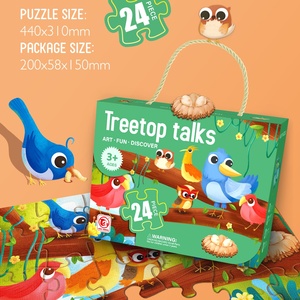 Giocattolo <span class=keywords><strong>Puzzle</strong></span> per Asilo, Regalo per la Festa dei Bambini, Scatola Colorata Portatile - Product Image 3