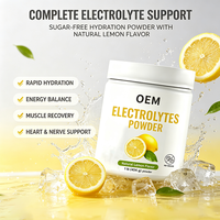Elektrolit Tozu Doğal Limon Aromalı Hızlı Karışan Besin Takviyesi 454g Elektrolit Hidrasyon Takviyesi