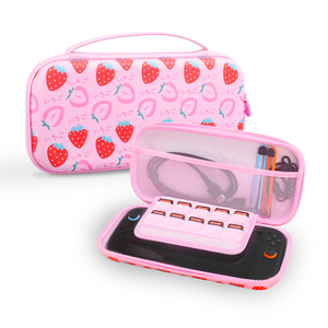 <span class=keywords><strong>VGBUS</strong></span> para 2 Consolas de Juegos, Bolsa de Almacenamiento de Fresa, Estuche Rígido de Viaje EVA, Protector a Prueba de Golpes, Garantía de 6 Meses - Product Image 1