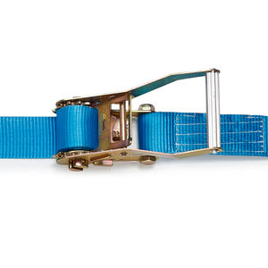 Sangle d'arrimage en polyester de 9m avec tendeur et crochets latéraux, 2500 daN - Product Image 2