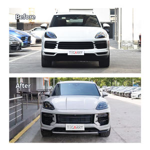 Комплект для переоборудования переднего бампера и решетки радиатора TEGRRAY 9Y0.1 в 9Y0.2 для <span class=keywords><strong>Porsche</strong></span> <span class=keywords><strong>Cayenne</strong></span> 9Y0, материал PP, полный комплект, простая установка - Product Image 5