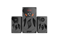 Altavoz Subwoofer de 50W con USB, Radio FM, Bluetooth, Altavoz para Computadora 2.1, Sistema de Cine en Casa