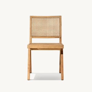 JAKOB CANE Mobilier d'extérieur de haute qualité Table et chaises en bois de teck de loisirs Jardin Patio Hôtel Meubles Salle à manger Chaise d'appoint - Product Image 3