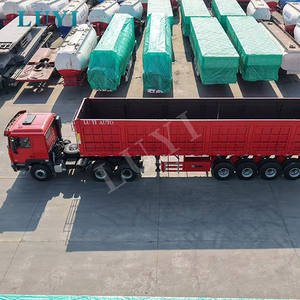 Semirremolque LUYI de 4 Ejes con Volteo Lateral, con una Capacidad de Carga de 150 Toneladas, Exportado a Guinea - Product Image 6