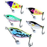 Leurre de surface Yibo-Floating 19g 72mm à bouche carrée pour poissons d'eau douce - Grande éclaboussure d'eau et appât dur