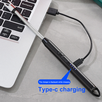 Dericsson Allume-Cigare Électronique Arc USB Rechargeable Coupe-Vent pour Bougie Cuisine BBQ, Support Personnalisation LOGO