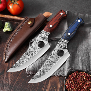 <span class=keywords><strong>Couteau</strong></span> de <span class=keywords><strong>boucher</strong></span> en acier inoxydable forgé JYTD10011 gaine de désossage forgée à la main pour la coupe de fruits de poisson d'os de viande - Product Image 1