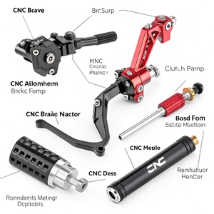 Servicio de Mecanizado CNC OEM para Piezas de Motocicleta Personalizadas, Componentes de Control de Freno y Embrague de Aluminio - Product Image 2