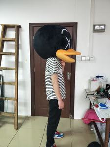 Costume de mascotte de canard noir personnalisé à vendre - Product Image 4